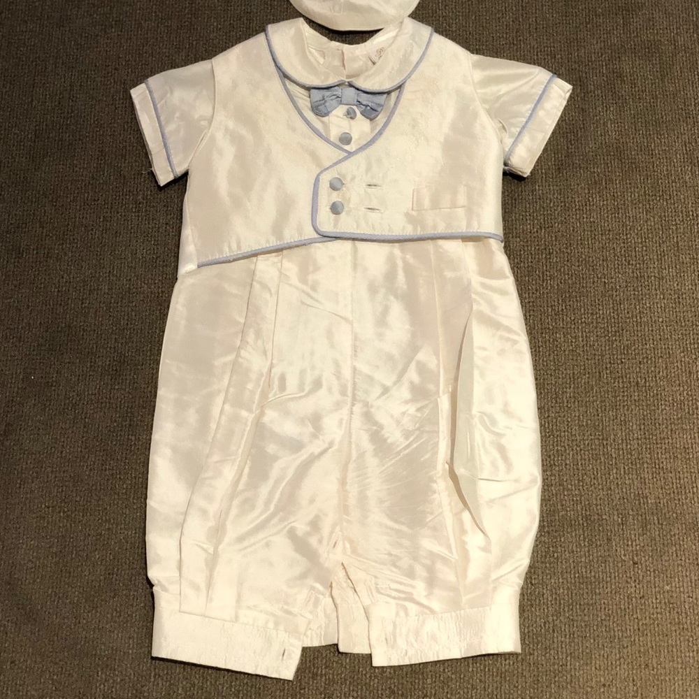 Piccolo Bacio Baby Boy Christening Outfit 6 months